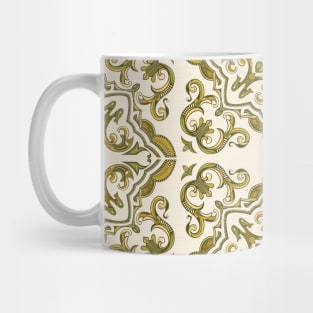 Vintage Golden Tiles Mug